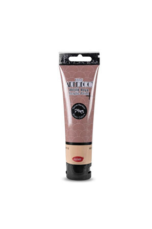 Plus Akrilik Boya 100ml Tüp Kızıl Kahve 488