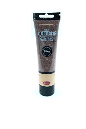 Plus Akrilik Boya 100ml Tüp 486 Toprak Kahve