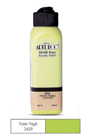 Akrilik Boya 140 Ml Sütlü Fıstık Yeşili 3659