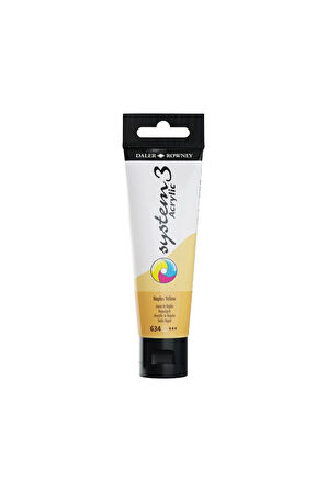 Daler Rowney System 3 Akrilik Boya 150ml 634 Naples Yellow