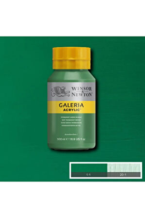Winsor & Newton Galeria Akrilik Boya 500ml - Permanent Green Middle 484