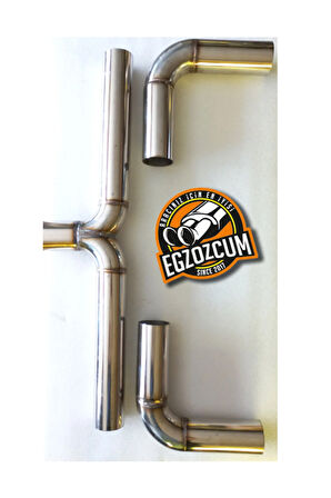 Ayarlanabilir Krom T ara boru Volkswagen Seat Audi Skoda