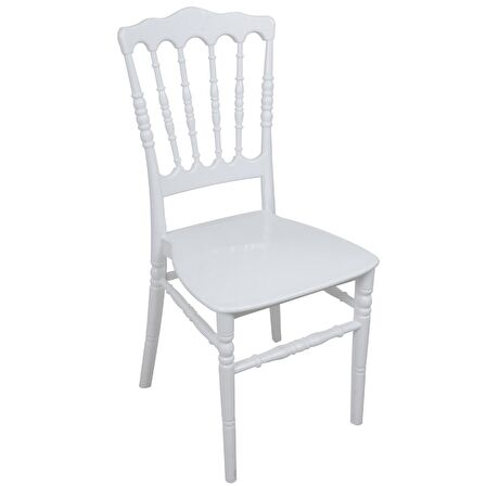 Mandella Silver Sandalye Napolyon (2 adet) BEYAZ