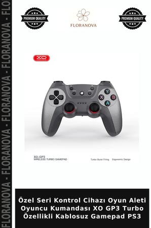 Özel Seri Kontrol Cihazı Oyun Aleti Oyuncu Kumandası XO GP3 Turbo Özellikli Kablosuz Gamepad PS3