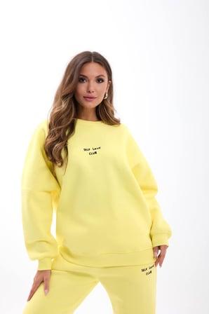 Self Love Club 3 İplik Şardonlu Oversize Eşofman Takımı