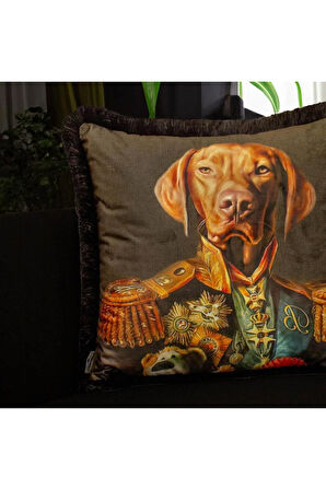 Mr. Dog Yastık/Kırlent (Dolgu Boncuk Elyaf, Ulusl. Yıkama Ve Solmama Sertifikası)