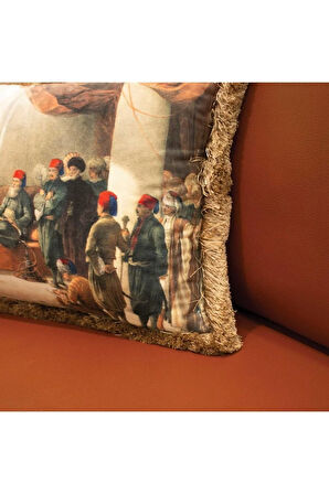 Ottoman Meeting Kadife Yastık/Kırlent -dolgu Boncuk Elyaf Uluslararası Yıkama Ve Solmama Sertifikası