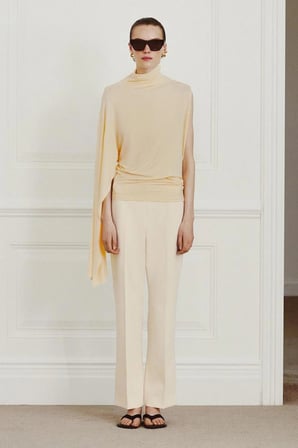 ALLBUCKS ZARA Zw Collection Yüksek Bel Kumaş Crop Pantolon ABZRA00070