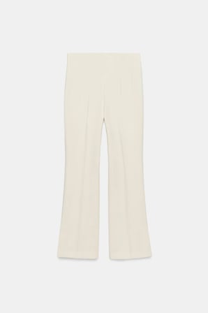 ALLBUCKS ZARA Zw Collection Yüksek Bel Kumaş Crop Pantolon ABZRA00070