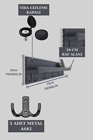 Duvar Askılığı Doğal Ahşap Estetik ve İşlevsel Raf Tasarımı