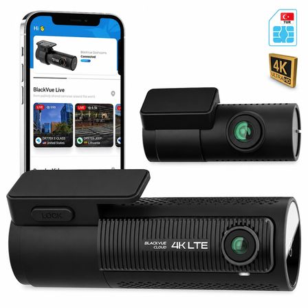 Blackvue Dr970x LTE 4K UHD 2ch Modem Dahil Wi-Fi Online Araç Kamerası