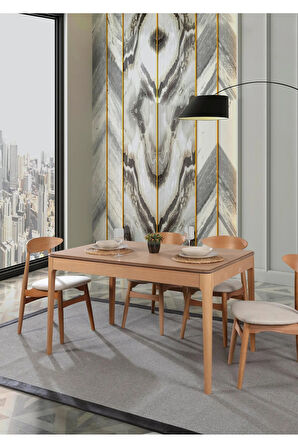 Dora Masif Ahşap Sandalye