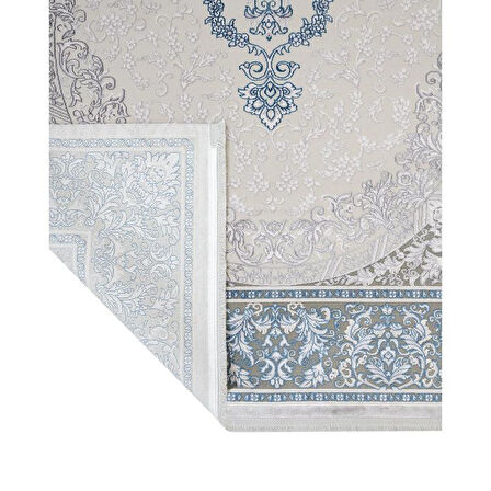 Artemis Halı Dream 09706A Gri Mavi Klasik Bambu Halı
