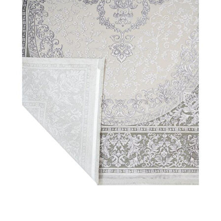 Artemis Halı Dream 09406B Krem Gri Klasik Bambu Halı