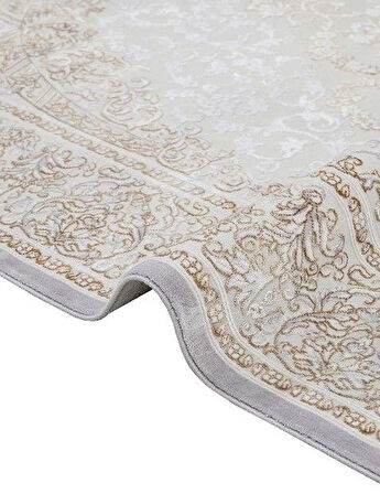 Artemis Halı Dream 09706D Gri Gold Klasik Bambu Halı