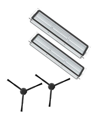 Dreame D10S - D10S Pro vacuum robot süpürge uyumlu filtre fırça yedek Uyumlu