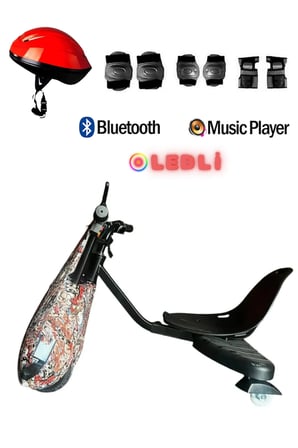 Citymate Drift Car Elektrikli Kaykay Bluetooth Dirift Kar Hoverboard Scooter Koruma Ekipmanı Hediye D07