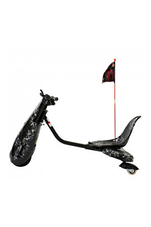 Citymate Drift Car Elektrikli Kaykay Drift Scooter DriftKart Bluetooth Grafiti Desenli Kasa