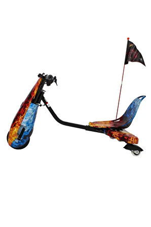 Citymate Drift Car Elektrikli Kaykay Drift Scooter DriftKart Bluetooth Grafiti Desenli Kasa