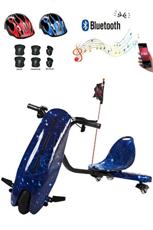 Citymate Drift Car Elektrikli Kaykay Drift Scooter DriftKart Bluetooth Grafiti Desenli Kasa