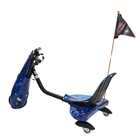 Citymate Drift Car Elektrikli Kaykay Drift Scooter DriftKart Bluetooth Grafiti Desenli Kasa