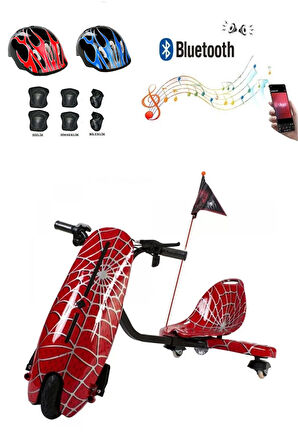 Citymate Drift Car Elektrikli Kaykay Drift Scooter DriftKart Bluetooth Grafiti Desenli Kasa