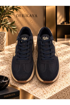 Erkek Bağcıklı Kontrast Tabanlı Günlük Sneaker