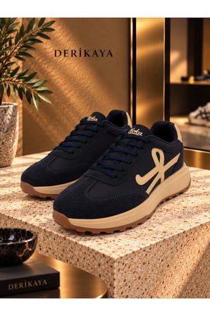 Erkek Bağcıklı Kontrast Tabanlı Günlük Sneaker