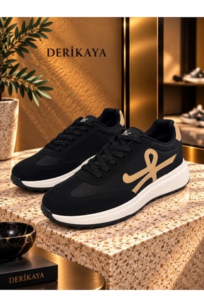 Erkek Bağcıklı Kontrast Tabanlı Günlük Sneaker