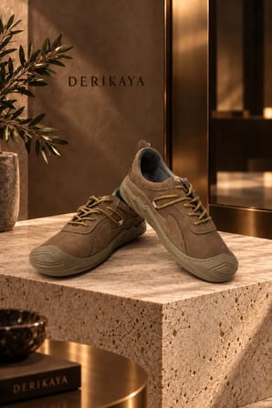 Urban Erkek Vizon Delikli Yan Panel Detaylı Bağcıklı Sneaker