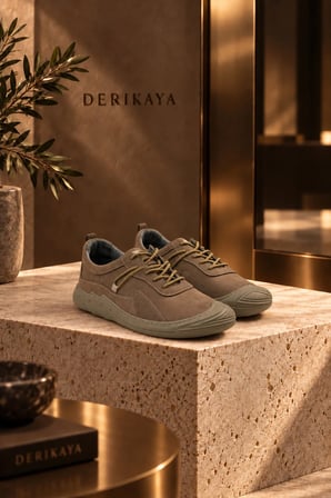 Urban Erkek Vizon Delikli Yan Panel Detaylı Bağcıklı Sneaker