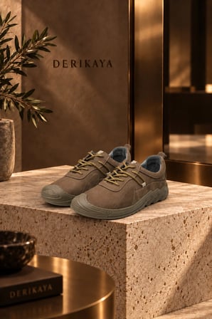 Urban Erkek Vizon Delikli Yan Panel Detaylı Bağcıklı Sneaker