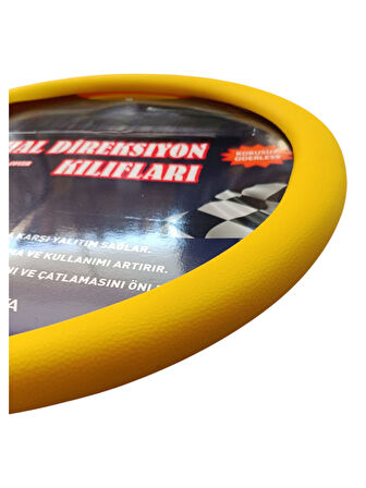 Silikon Direksiyon Kılıfı Sarı