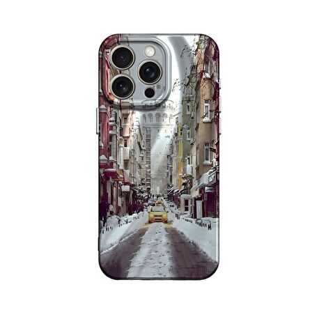 Teleplus iPhone 13 Pro Max Kılıf Crew Desenli Kapak Galata