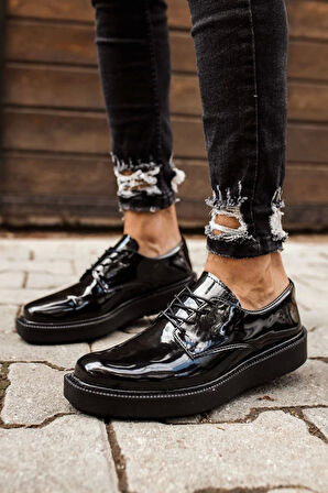 CH001 RST Classic Lace Erkek Ayakkabı SIYAH