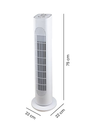 Koçtaş Kule Tipi Vantilatör Beyaz 45 W Zaman Ayarlı