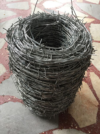 DİKENLİ TEL 250 MT.LİK 1,30*1,30 MM-GALVANİZLİ