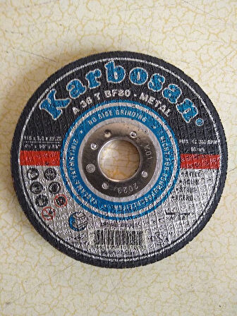 5 Adet 115 mm Karbosan Metal  Kesici Taş
