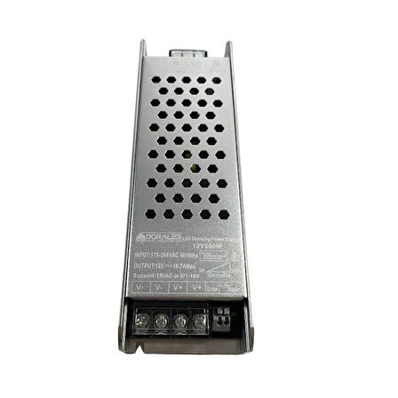 12 Volt Dim Edilebilir Şerit Led Adaptör 16.7 Amper 200 Watt