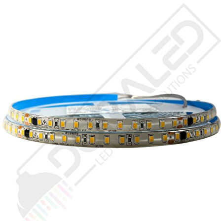 220 Volt Dim Edilebilir Şerit Led 10 Cm De Kesilebilir M/120 Led Amber (Sarı) 5M İP65