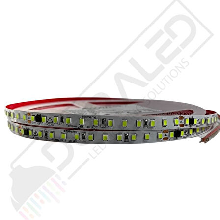 220 Volt Dim Edilebilir Şerit Led 10 Cm De Kesilebilir M/120 Led Yeşil 10M İP20