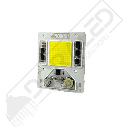 220V Cob Led 220 volt Cob Led Yeşil 50W Projektör Ledi