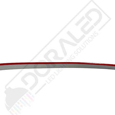 12 Volt 6x12mm Kırmızı Esnek Neon Led 5 Metre (2.5 cm'de Kesilebilir.)