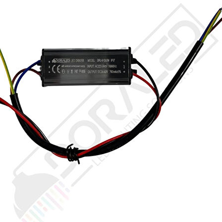 8-12X3W 700Ma 24-42V Power Led Driver IP67 Power Led Sürücü