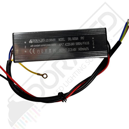 1400MA 30-48V Power Led Driver IP67 Power Led Sürücü