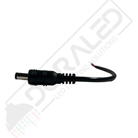 5.5mm X 2.1mm Erkek Adaptör Uzatma Kablosu 15cm Adaptör Kablosu Erkek 22AWG 36V 3A Besleme (3 Adet)