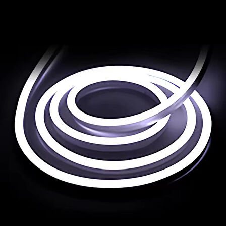 12x12mm 2700K Gün Işıgı 12 Volt Flat Mobilya Neon Led 2,5Cm de Bir kesilebilir - Mobilya Gömme Düz Neon 12V