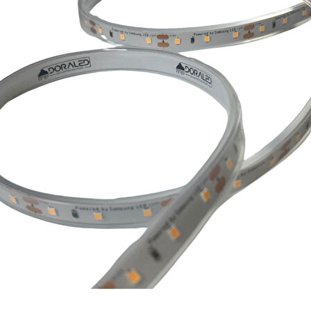 SAMSUNG ŞERİT LED SAMSUNG 60 LEDLİ 2835 SMD 2700K ŞERİT LED 12V 14.4W IP67 5M