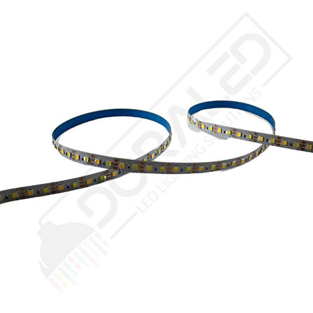 5V Beyaz+Gün Işığı çift Renkli Şerit Led (8mm PCB) 5 Volt Şerit Led (IP20) (5 Metre)