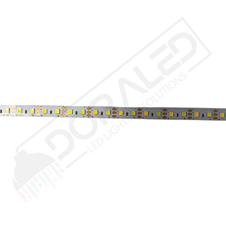 5V Beyaz+Gün Işığı çift Renkli Şerit Led (8mm PCB) 5 Volt Şerit Led (IP20) (5 Metre)